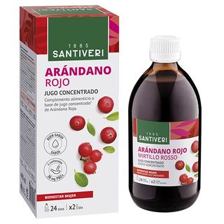 Arandano Rojo Concentrado Santiveri Jugo 490 Ml.