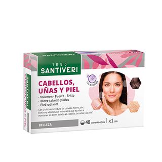 Cabello, Uñas, Y Piel +biotina Santiveri  48 Comp.