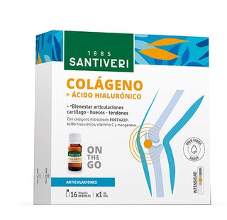 Colágeno Líquido + Ac.hialuronico Santiveri 16 Viales