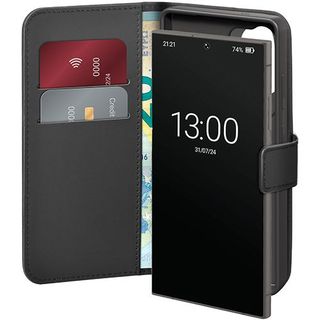 Capa Puro Wallet Stand para Samsung Galaxy S25 Ultra - Preta