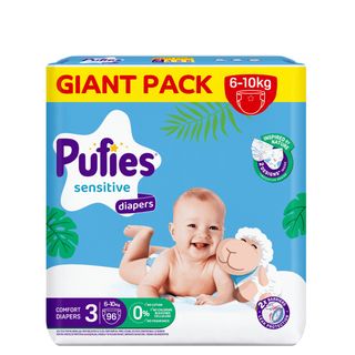 Pufies pelene sensitive GP 3midi 6-10kg 96kom ,A094473