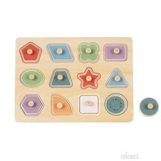 Cute&Cool drvena igračka umetaljka oblici ,A087974