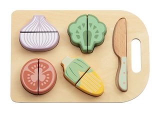 Cute&Cool drvena igračka set za seckanje povrća ,A087979