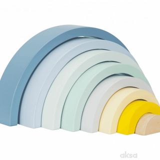 Cute&Cool drvena igračka duga za slaganje ,A087969