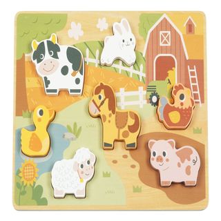 Cute&Cool drvena igračka umetaljka farma ,A087958