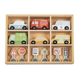 Cute&Cool drvena igračka saobraćajni set ,A087944