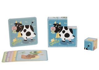 Cute&Cool drvena igračka slagalica blokovi ,A087954