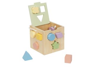 Cute&Cool drvena igračka kocka sa oblicima ,A087936