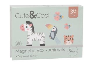 Cute&Cool drvena igračka magnetna kutija životinje ,A087929