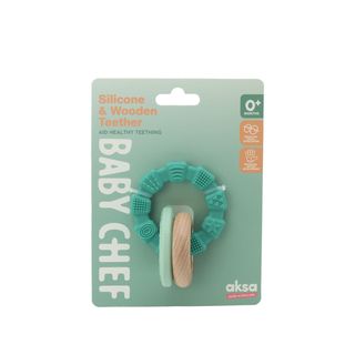 Baby Chef glodalica od drveta i slikona zelena ,A087819