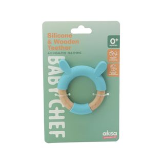 Baby Chef glodalic.od slikona i drveta zeka,zelena ,A087816