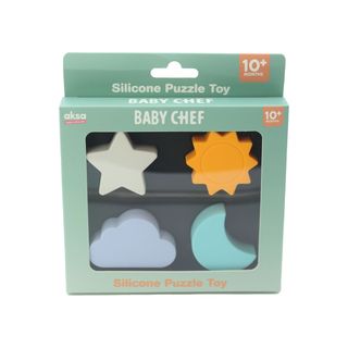 Baby Chef silikonske puzzle nebo, crna ,A087797