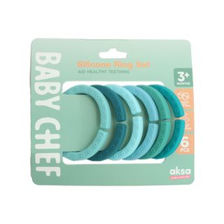 Baby Chef silikonski prstenovi, 6kom, plava ,A087793