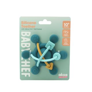 Baby Chef silikonska glodalica saturn, zelena ,A087791