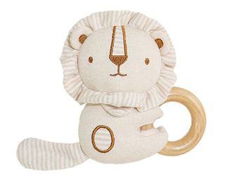 Cute&Cool zvečka sa drvenim krugom bež lavić ,A092784