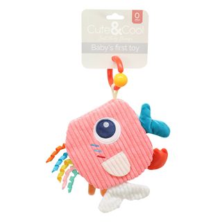 Cute&Cool plišana knjiga za bebe roze ribica ,A092721