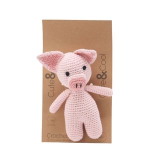 Cute&Cool pletena lutka 16cm prase ,A087645