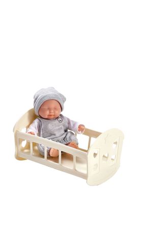 Cute&Cool lutka beba u krevecu, 15cm ,A092750