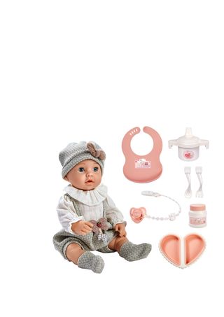 Cute&Cool lutka beba sa priborom za jelo, 40cm ,A092742