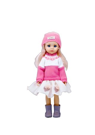 Cute&Cool lutka devojčica Blondy roze duks, 30cm ,A092730
