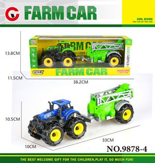 Hk Mini igračka farmerski traktor, plavo-zeleni ,A090565