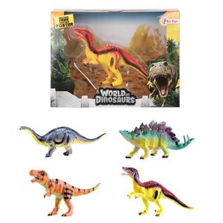 Dinosaurus figura + poster 4ass ,A037629