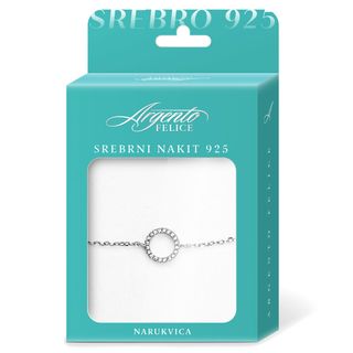 Argento narukvica Krug ,A091040