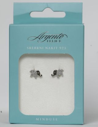 Argento minđuše Slonče ,A091043