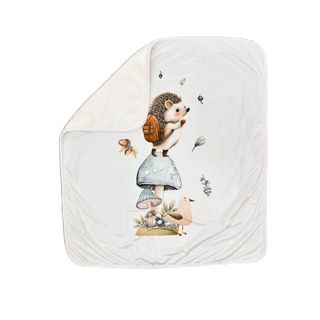 Baby Textil prekrivač sa krznom Jež, 80x90cm ,A088421