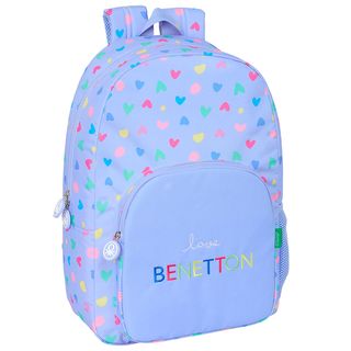Benetton Mochila Escolar Lila -612551876