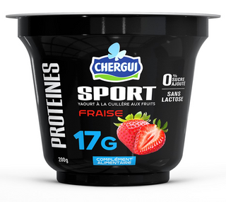 CHERGUI Sport - YAC protéine - Fraise (200g)