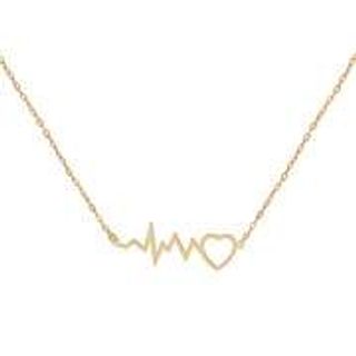 Gargantilla Latido de Corazón en Oro Amarillo 9 Kilates