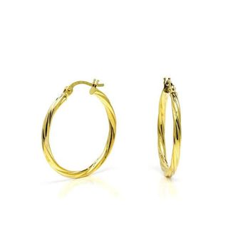 Pendientes Aro 20 mm en Oro Amarillo 18 Kilates