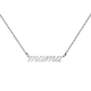 Gargantilla Mamá en Plata