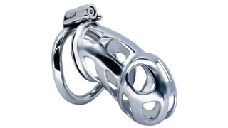 Stalowa klatka cnoty Cobra Steel Metal Chastity Cage 10 x 3.7cm (40mm)