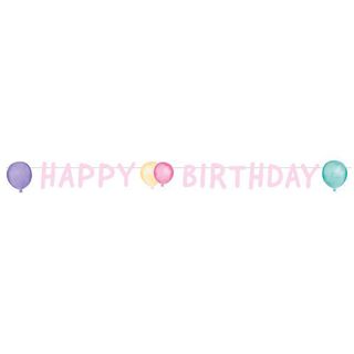 Marina Co Happy Bday pastel baner 150x13,8cm ,A080328
