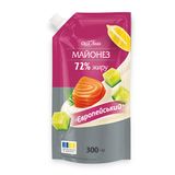 Майонез 300 г Своя лінія Европейский 72% д/пак