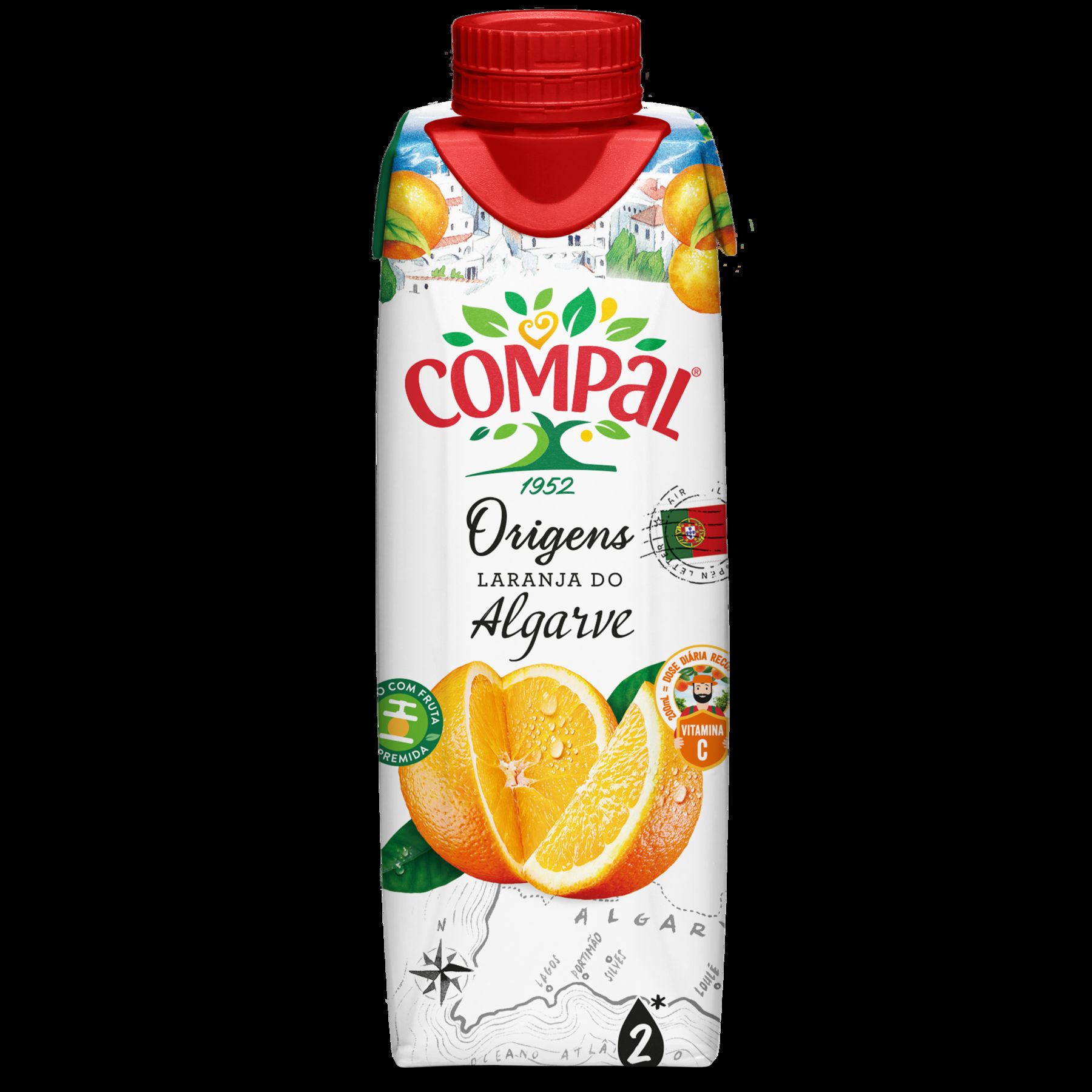 Néctar Laranja do Algarve Compal Origens (emb. 30 cl)