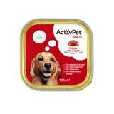 Pâtée pour Chien au Bœuf & Foie ActivPet 300g