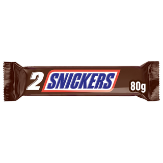 SNICKERS CHOCOLATE BAR*2 80G/75G