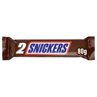 SNICKERS CHOCOLATE BAR*2 80G/75G