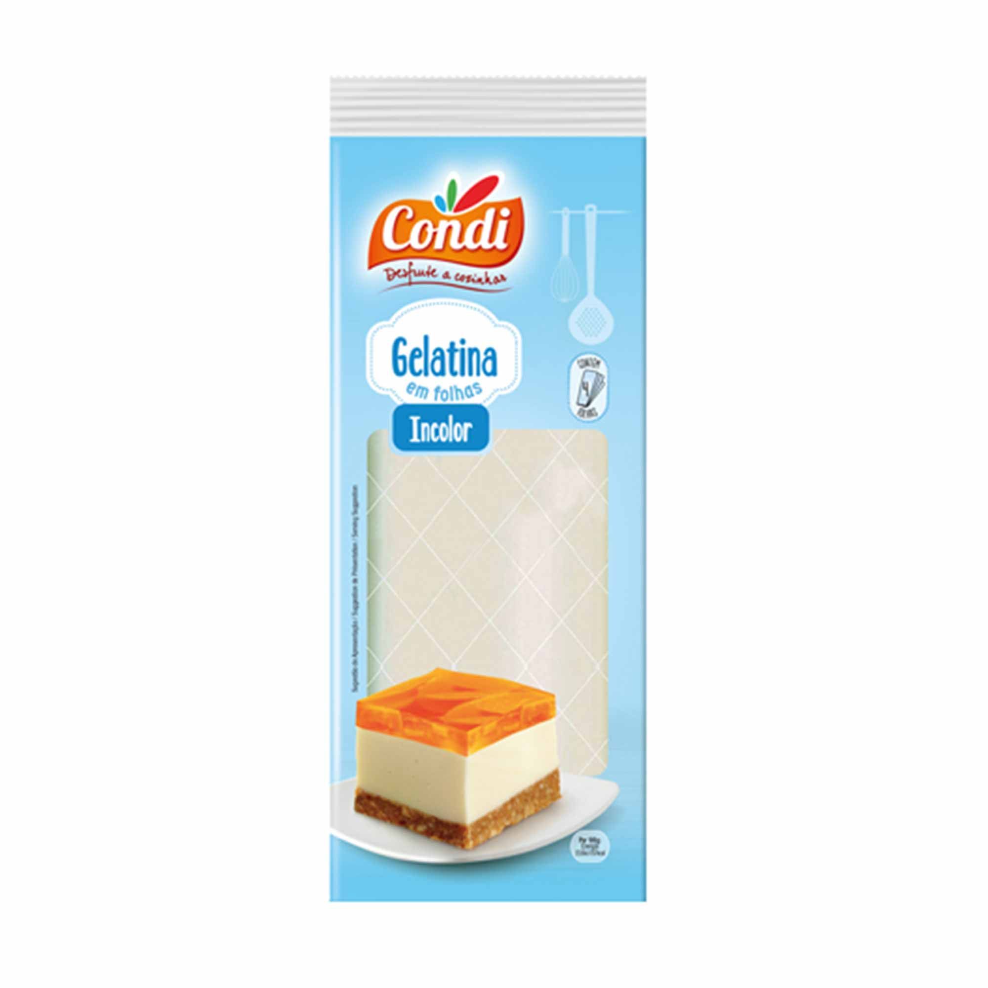 *Ms Gelatina Branca Folhas Condi 8G