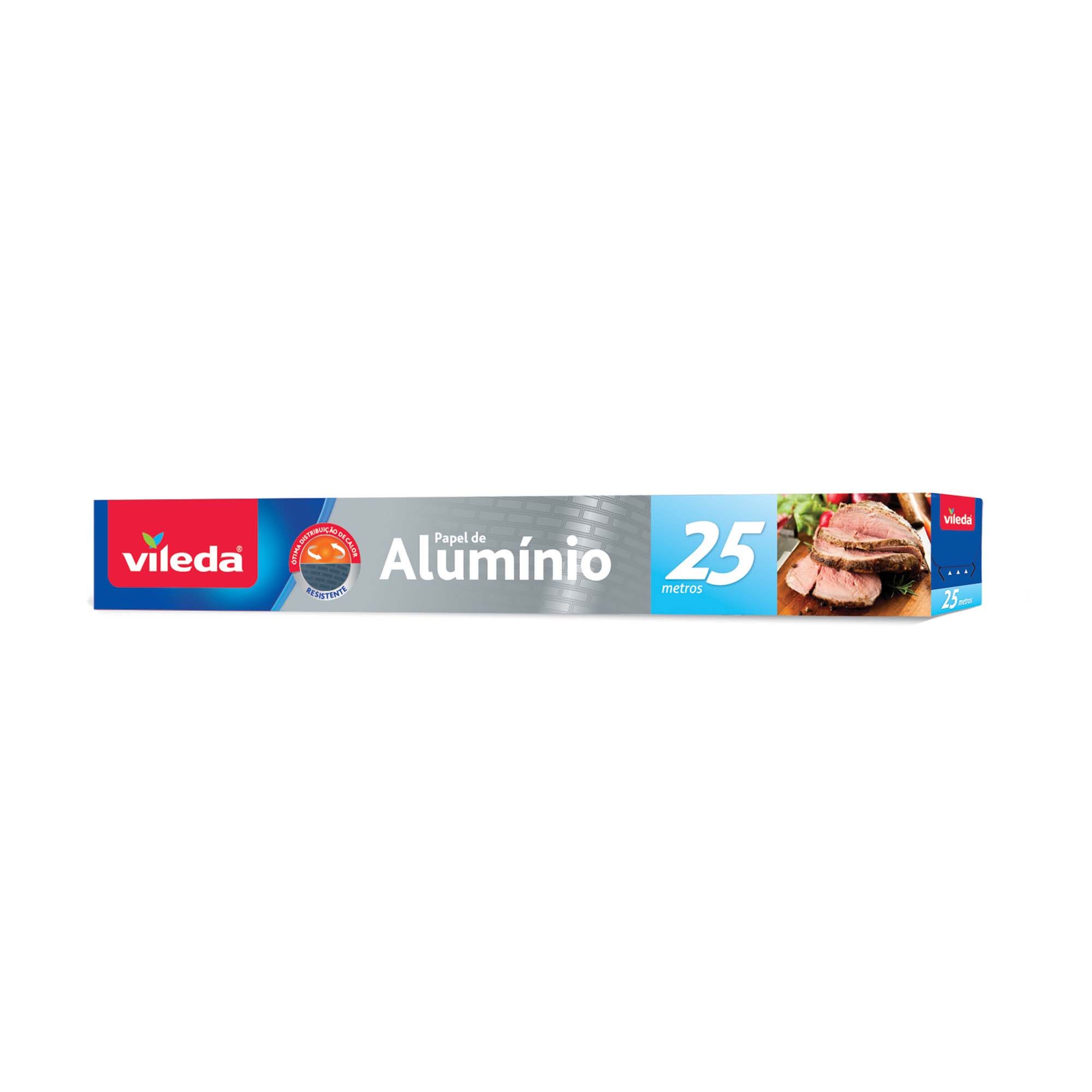 Folha de Alumínio Vileda 25 metros