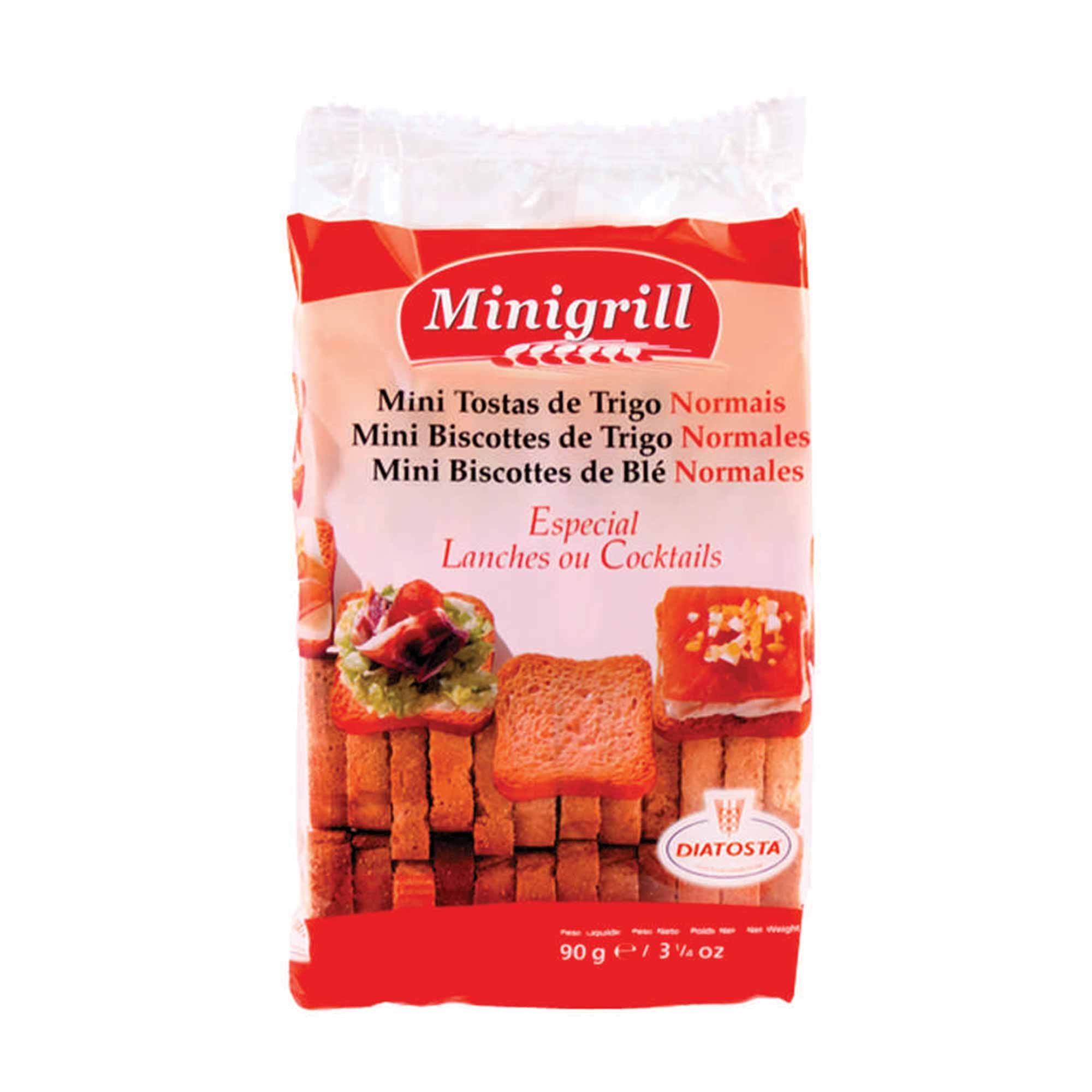 Minigrill Mini Tostas embalagem 90 g