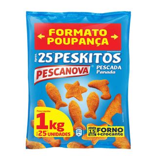 Pescanova Peskitos Pescada Panada sem Glúten embalagem 1 kg - 18949301230