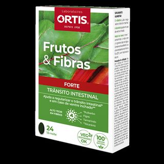 Frutos E Fibras Forte 24 Comprimidos 24 Comprimidos Ortis