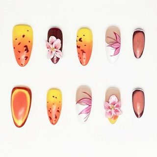 OhMy Nail Korea 100% handmade gel press-on nails faux ongles OMNKM030-XS