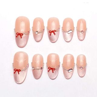 OhMy Nail Korea 100% handmade gel press-on nails faux ongles OMNKM034-XS