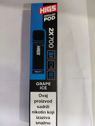 Higs pod grape ice
