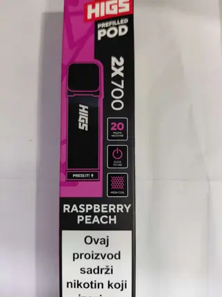 Higs pod raspberry peach